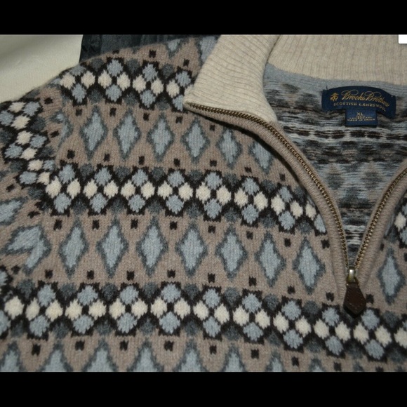 Brooks Brothers Scottish Lambs Wool Sweater - Picture 3 of 9
